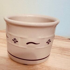 Longaberger red small crock